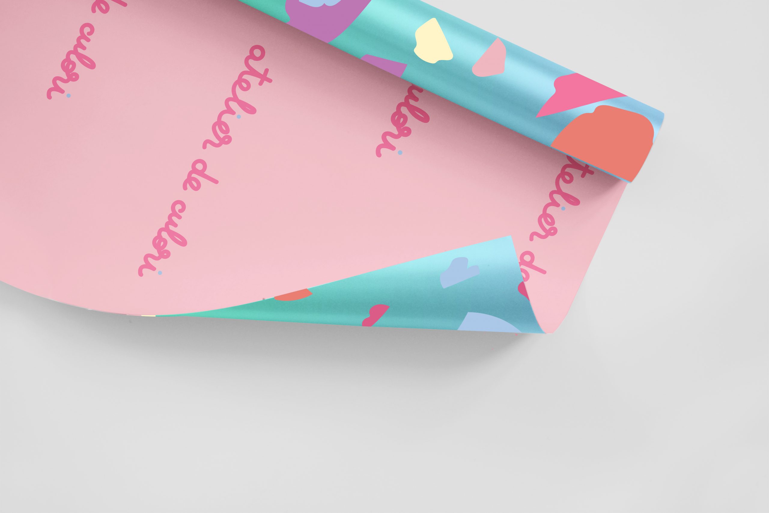 Gift Wrapping Paper MockUp